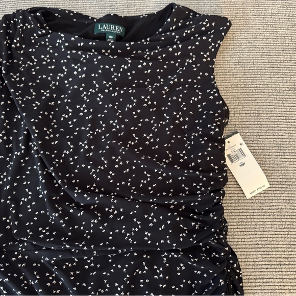 NWT Ralph Lauren Black and white dress, 10P - Picture 6 of 7